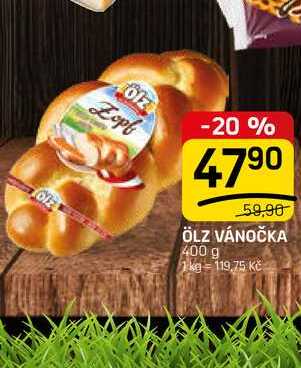 ÖLZ VÁNOČKA 400 g 