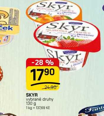 SKYR vybrané druhy 130 g