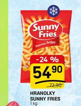 HRANOLKY SUNNY FRIES 1 kg
