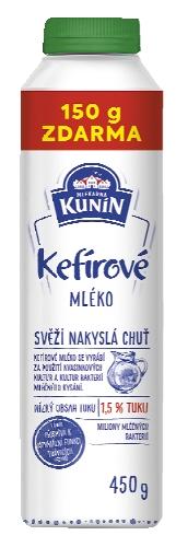 Kunín Kefírové, Acidofilní mléko, 450 g