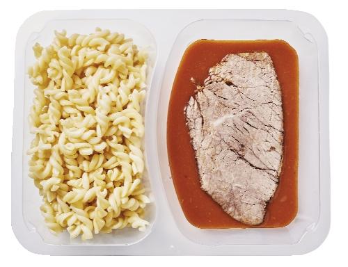 Rajská omáčka s hovězím masem a těstovinami