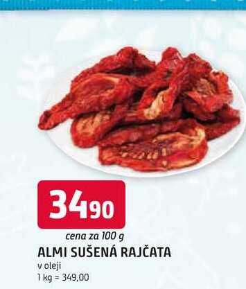ALMI SUŠENÁ RAJČATA v oleji 100g