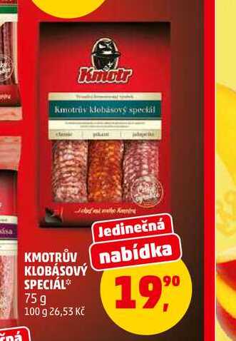 KMOTRŮV KLOBÁSOVÝ SPECIÁL, 75 g 