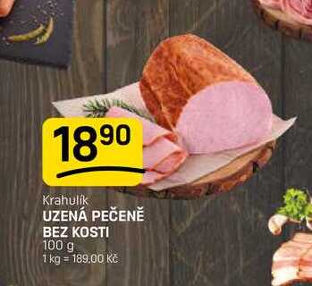UZENÁ PEČENĚ BEZ KOSTI 100 g 