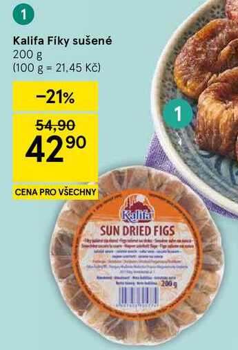 Kalifa Fíky sušené, 200 g 