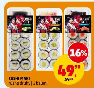 SUSHI MAKI, 1 balení