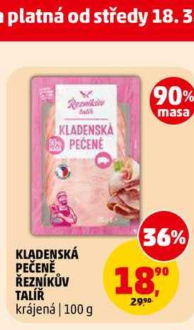 KLADENSKÁ PEČENĚ ŘEZNÍKŮV TALÍŘ, 100 g 