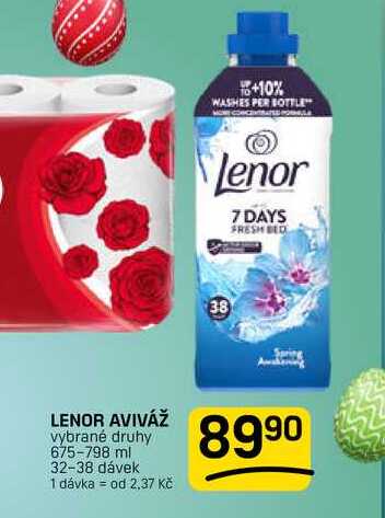 LENOR AVIVÁŽ vybrané druhy 675-798 ml 