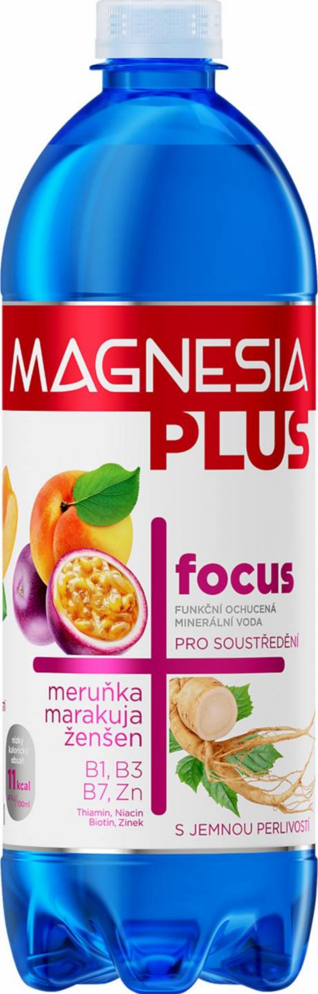 Magnesia Plus focus Funkční ochucená minerální voda