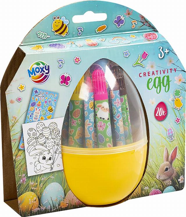 Velikonoční kreativní set ve tvaru vajíčka
