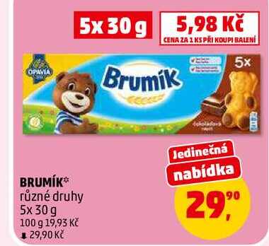 BRUMÍK, 5x 30 g 