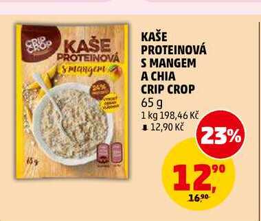 KAŠE PROTEINOVÁ S MANGEM A CHIA CRIP CROP, 65 g