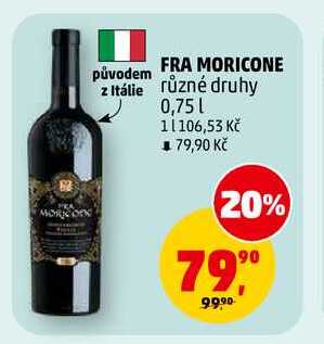 FRA MORICONE, 0,75 l