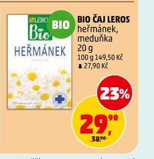 BIO ČAJ LEROS, 20 g 
