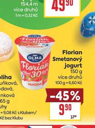 Florian Smetanový jogurt 150g