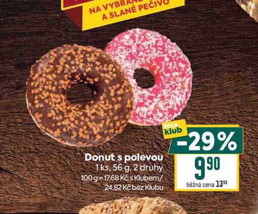 Donut s polevou 1 ks, 56 g