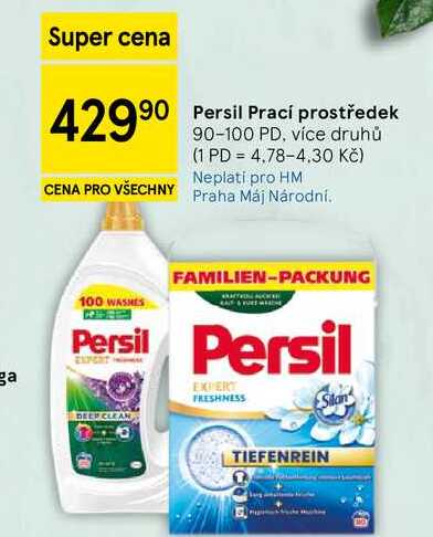 Persil Prací prostředek, 90-100 PD, více druhů