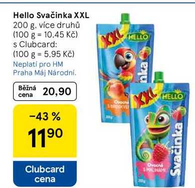 Hello Svačinka XXL, 200 g, více druhů 