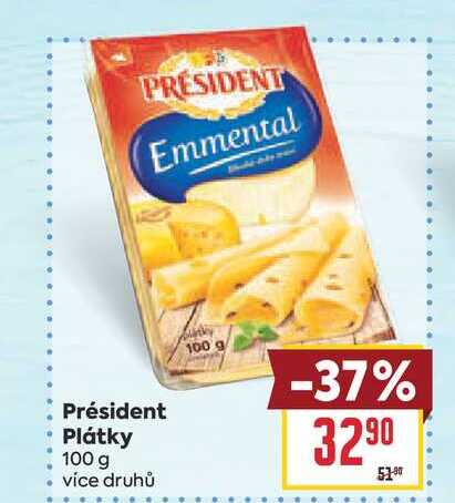 Président Plátky 100 g 