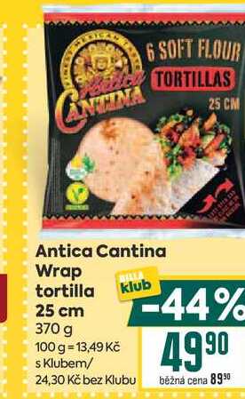 Antica Cantina Wrap tortilla klub 25 cm 370 g 