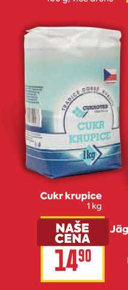 Cukr krupice 1 kg