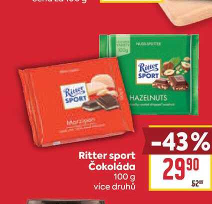 Ritter sport Čokoláda 100 g 