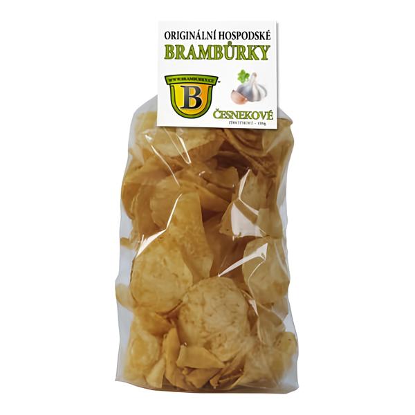 Originální hospodské brambůrky česnek