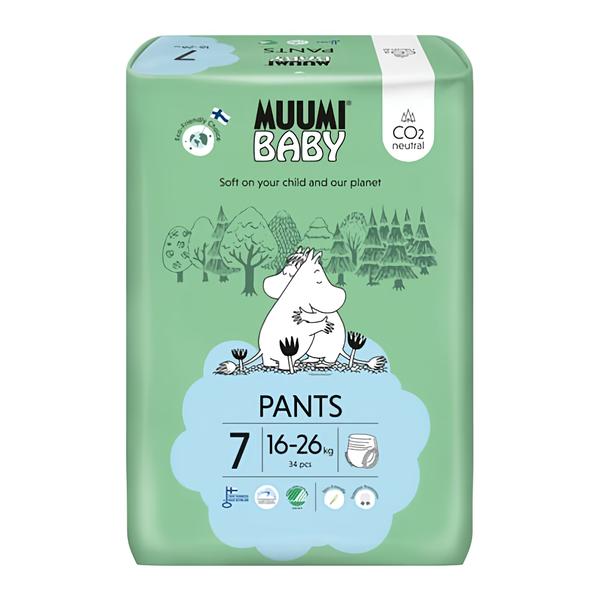 Muumi Baby Pants XL kalhotkové EKO pleny vel. 7 (16-26 kg)