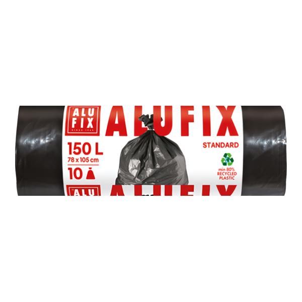 Alufix Pytle na odpadky 150 l, 10 ks, LDPE  černé
