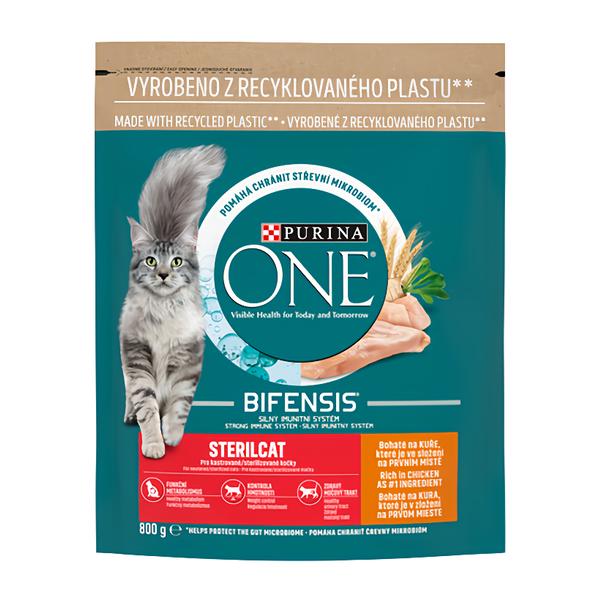 Purina ONE Bifensis Sterilised granule pro kočky kuřecí