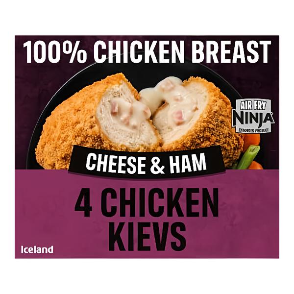 Iceland Kuřecí kapsa plněná sýrem a šunkou obalovaná ve strouhance 4ks