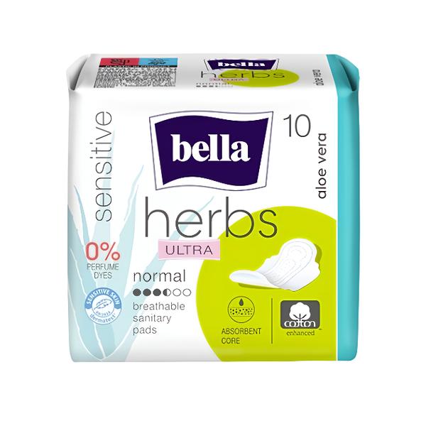 Bella Herbs Ultra Normal menstruační vložky Aloe vera
