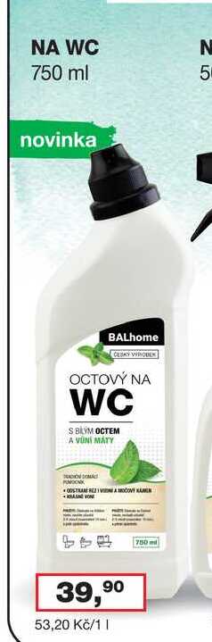 BALHOME NA WC 750 ml
