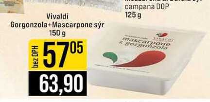 Vivaldi Gorgonzola+Mascarpone sýr 150 g 
