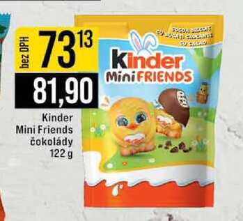Kinder Mini Friends čokolády 122 g