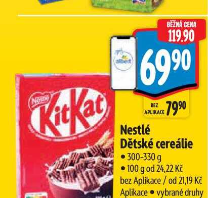  Nestlé Dětské cereálie 300-330 g 