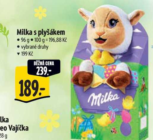 Milka s plyšákem 96 g 