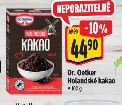  Dr. Oetker Holandské kakao 100 g  