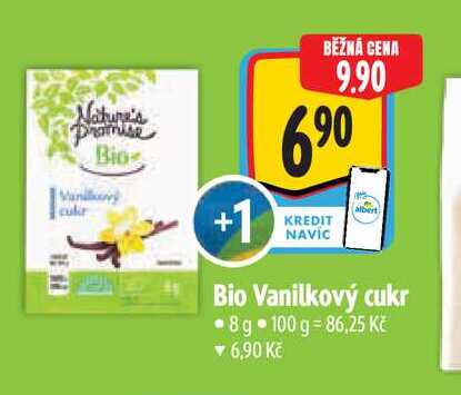   Bio Vanilkový cukr 8 g  v akci
