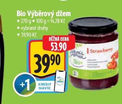 Bio Výběrový džem  270 g 
