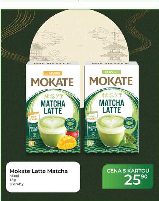 Mokate Latte Matcha nápoj 84g