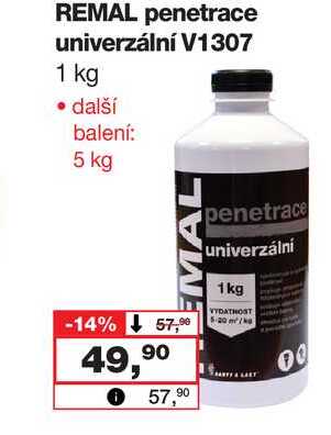 REMAL penetrace univerzální V1307 1 kg