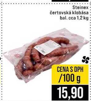 Steinex čertovská klobása bal cca 1,2 kg 100g