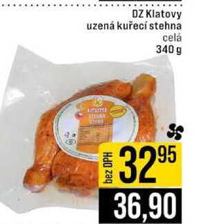 DZ Klatovy uzená kuřecí stehna celá 340 g