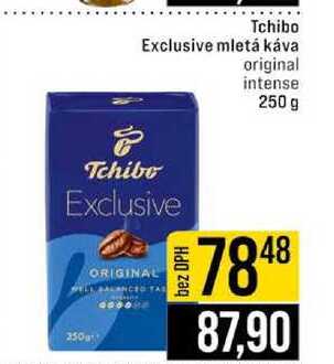 Tchibo Exclusive mletá káva original intense 250 g