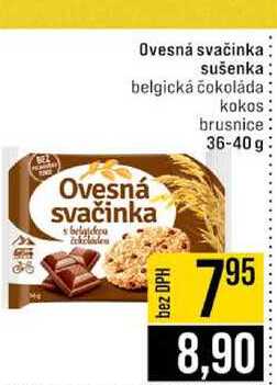 Ovesná svačinka s belajdera kokos brusnice 36-40 g