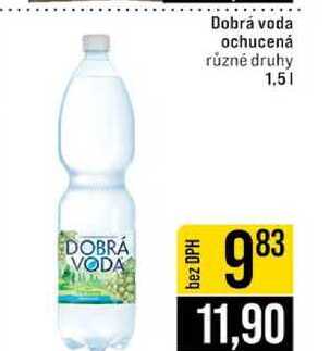 Dobrá voda ochucená různé druhy 1.5l