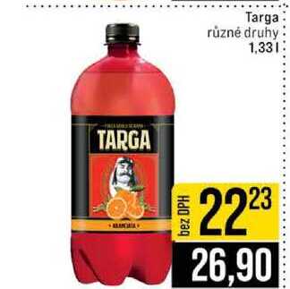 Targa různé druhy 1,33l