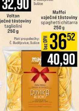 Maffei vaječné těstoviny spaghetti chitarra 250 g 