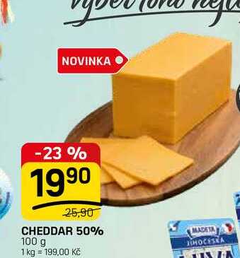 CHEDDAR 50% 100 g